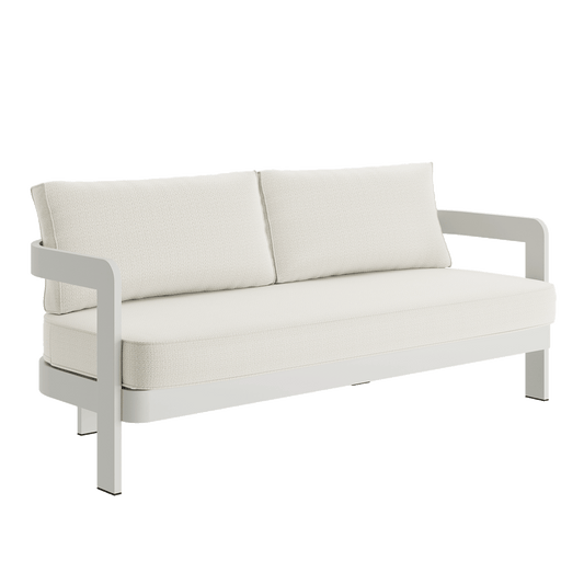 N3 Stone Three Seater Sofa Cirrus Textured Weave