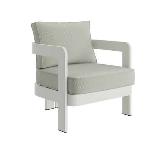 N3 Stone Lounge Chair Sage Twill