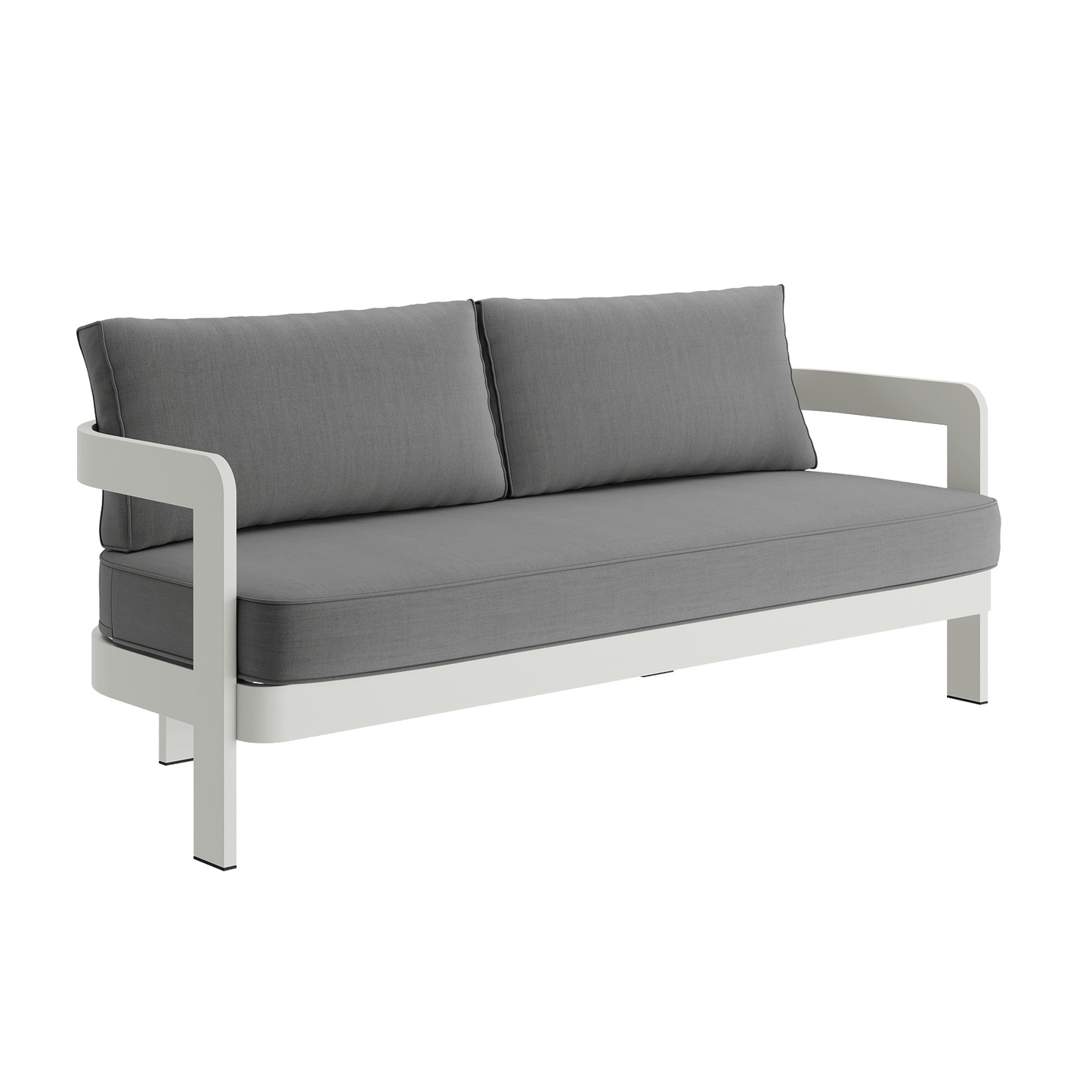 N3 Stone Three Seater Sofa Smoke Weave
