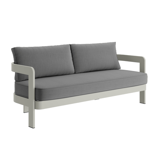 N3 Taupe Three Seater Sofa Smoke Weave
