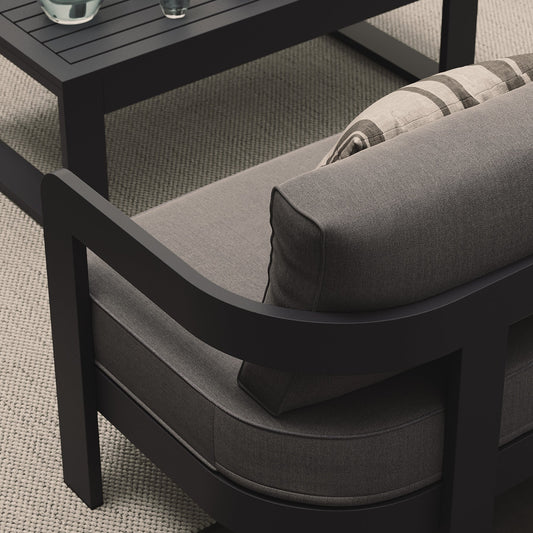 N3 Kohl Lounge Chair Smoke Weave