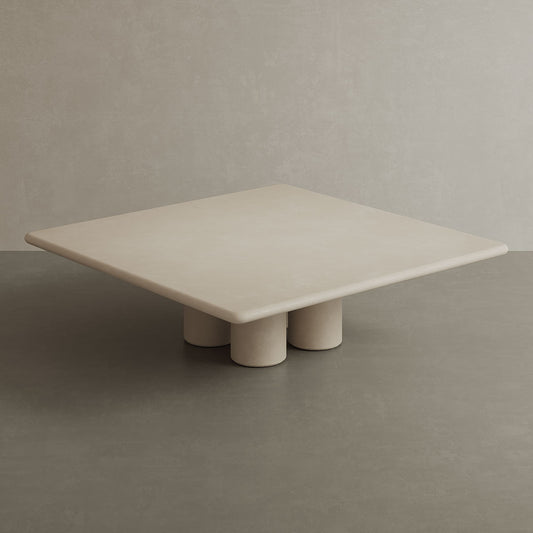 Nardelli Microskin Coffee Table, Bone