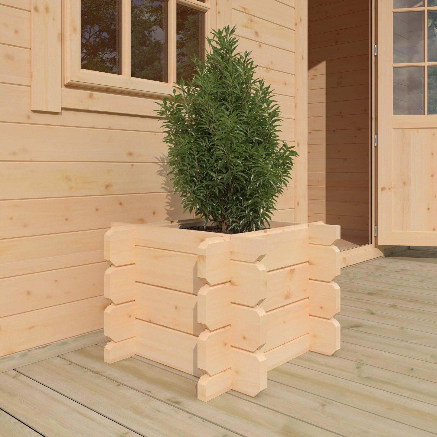 The Log Cabin Planter 28mm