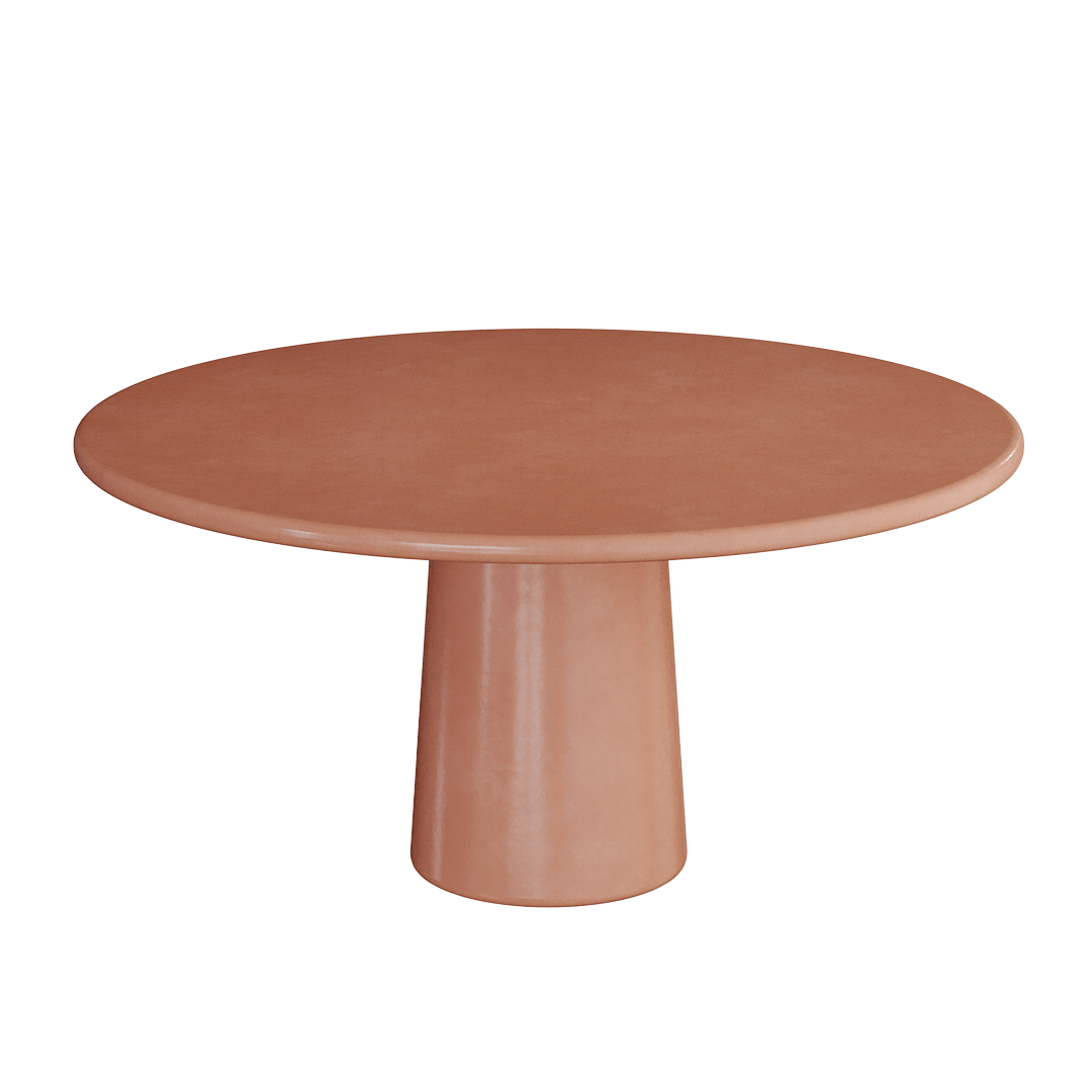 Santo Microskin Dining Table, Clay