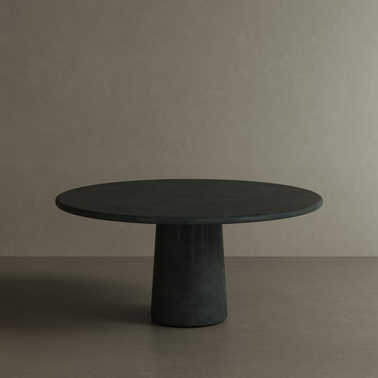 Santo Microskin Dining Table, Nero