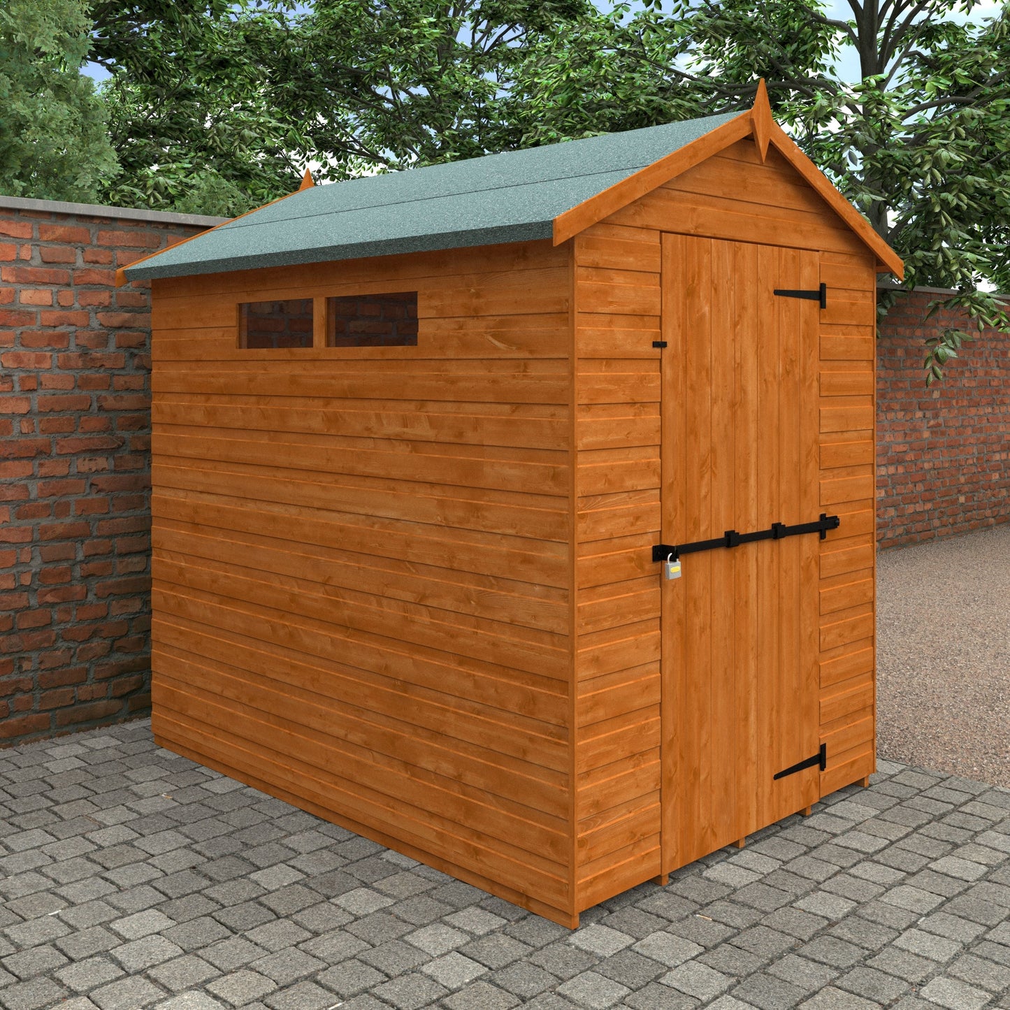 Security Apex Shed Shiplap