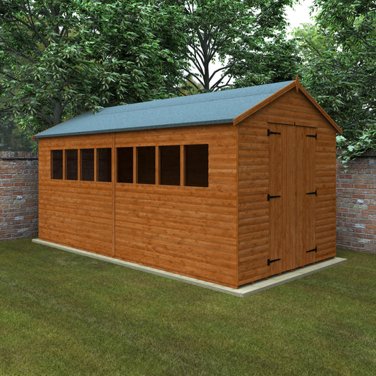 Loglap Workshop Shed
