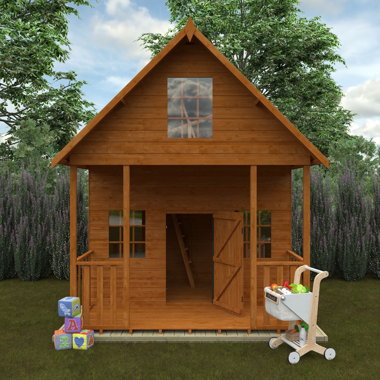 Lodge Playhouse Shiplap