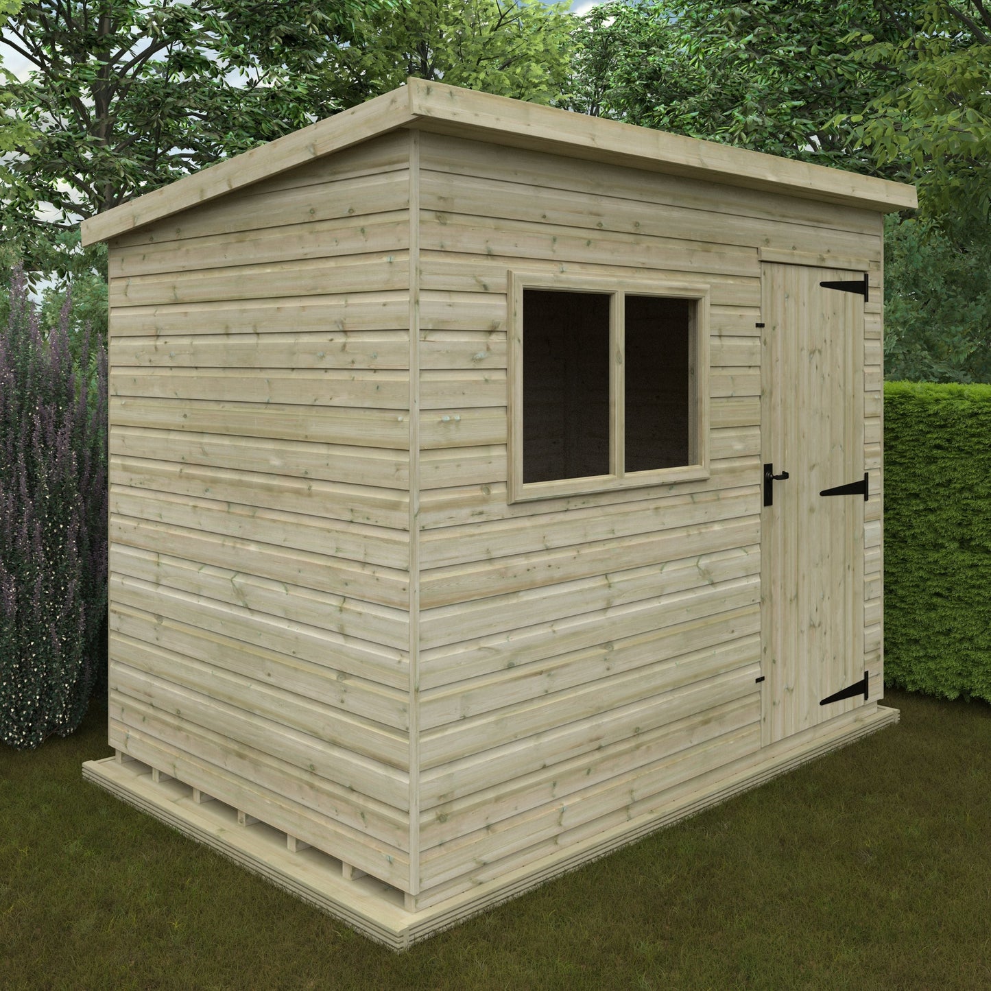 Tanalised Deluxe Shed Pent