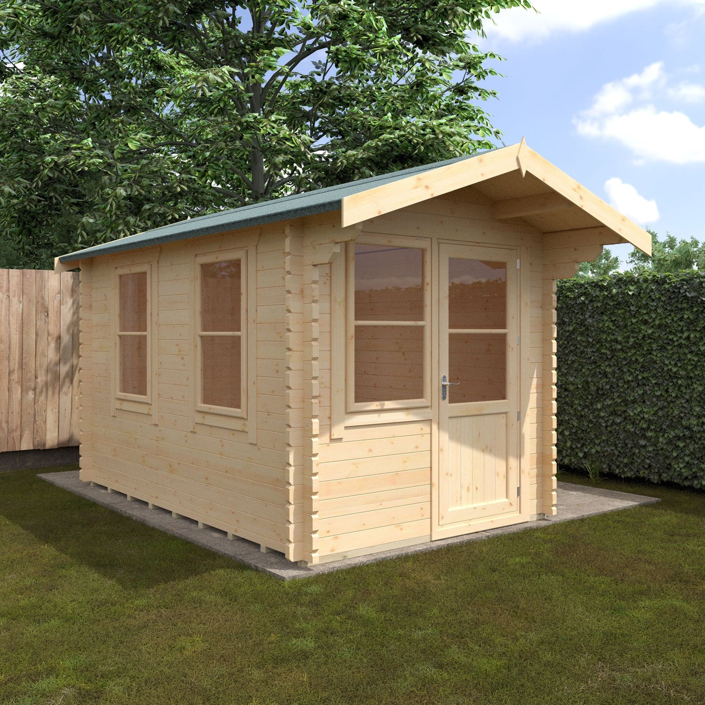 The Carrington Log Cabin 44mm