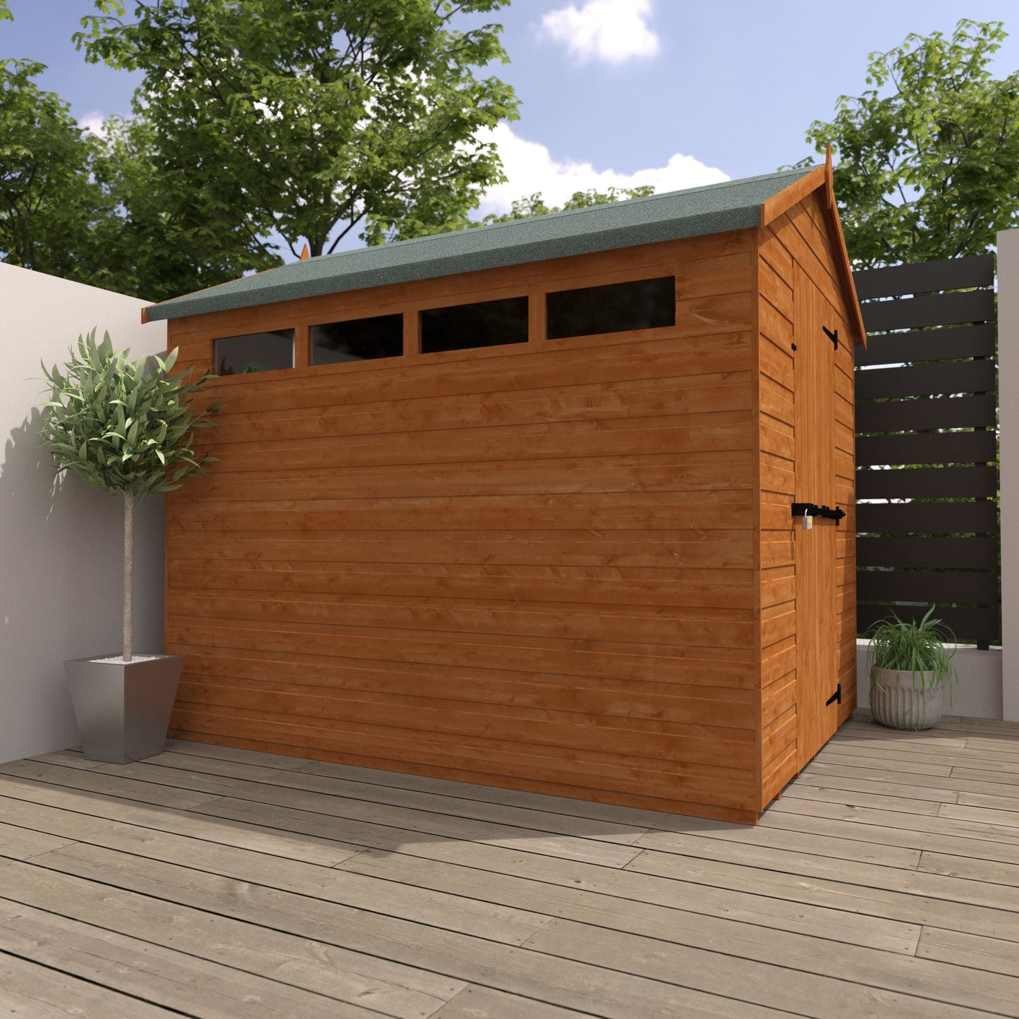 Security Apex Shed Shiplap