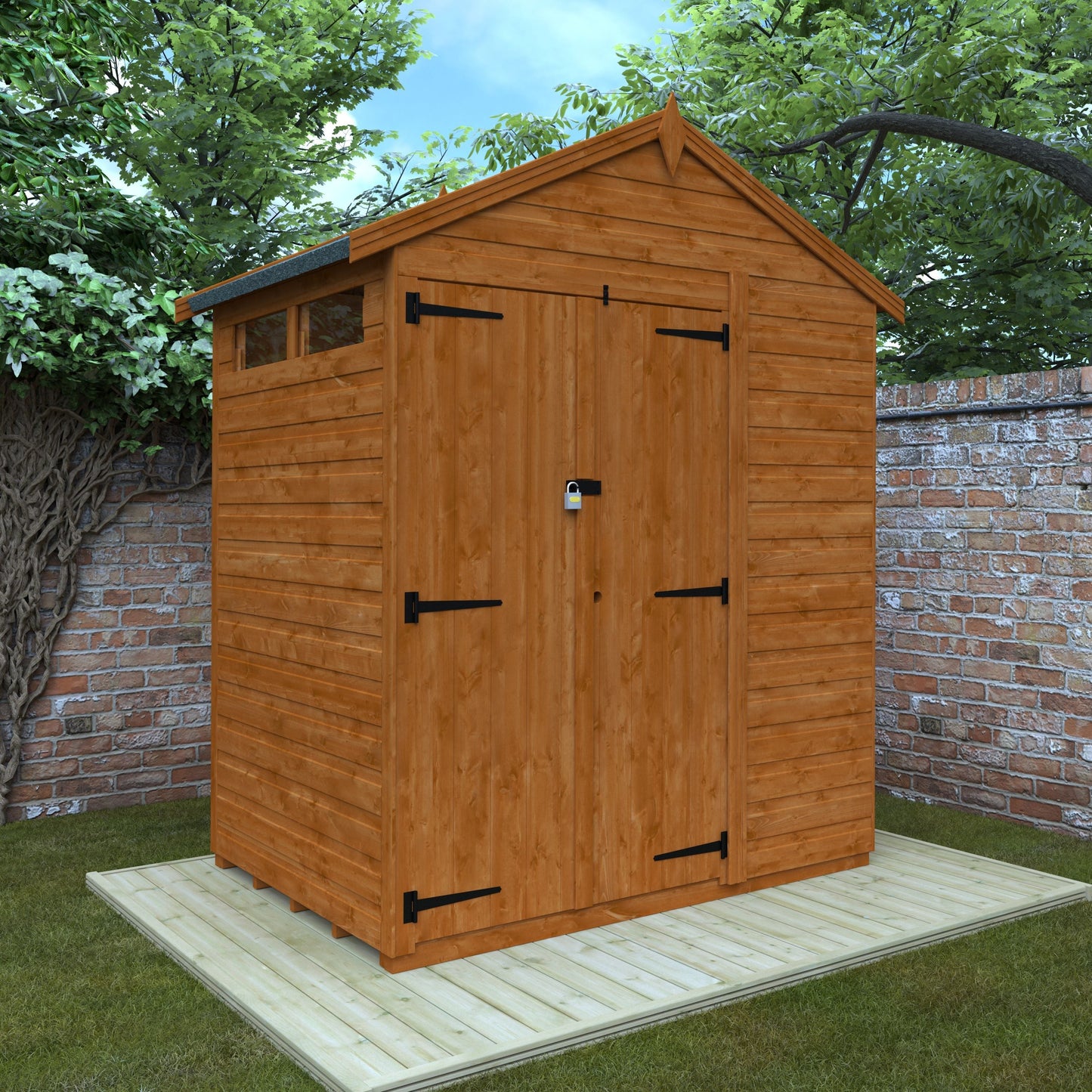 Flex Apex Security Double Door Shed