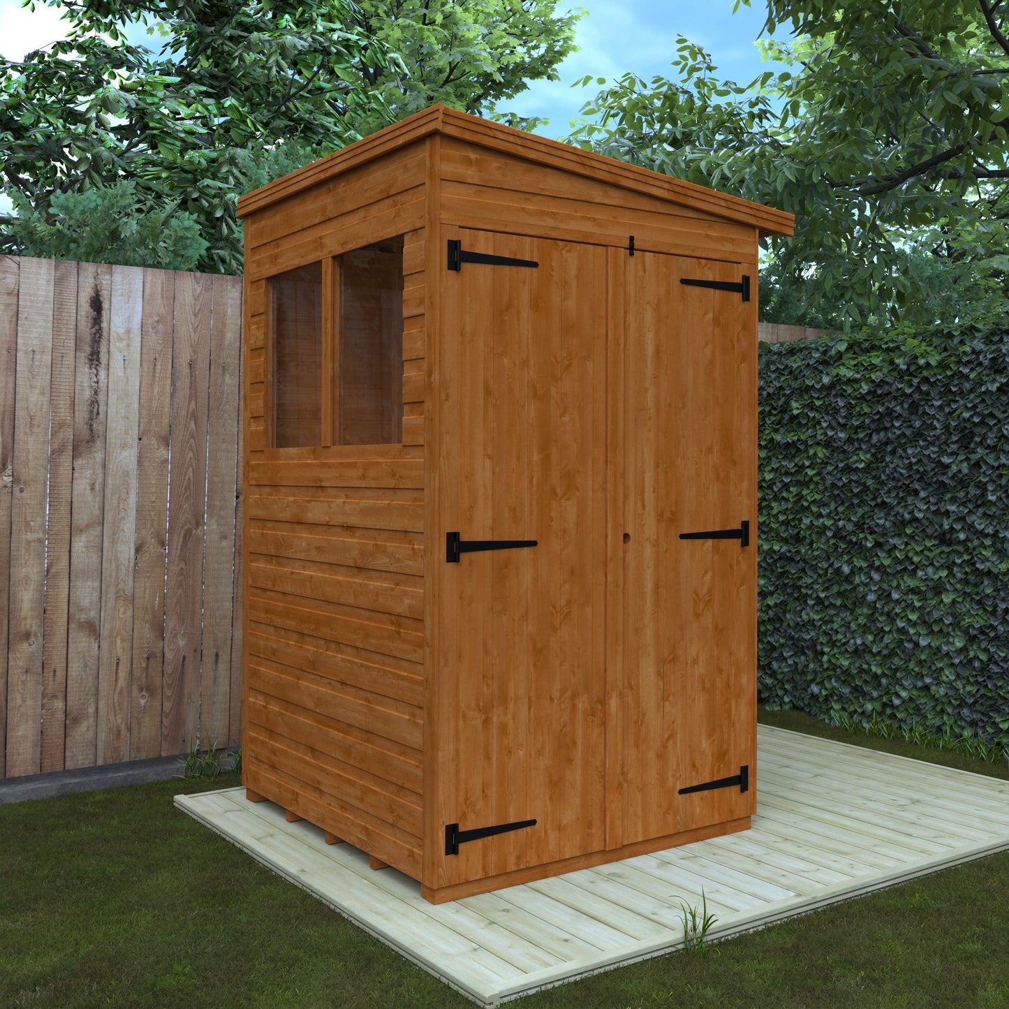 Double Door Flex Shed Pent