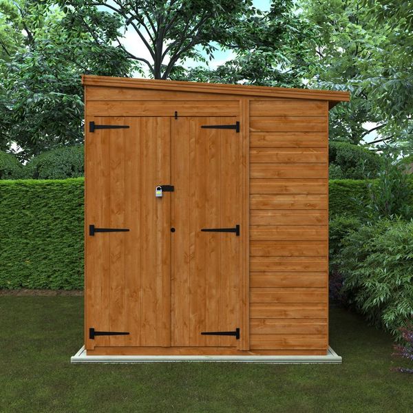 Flex Pent Security Shed Double Door