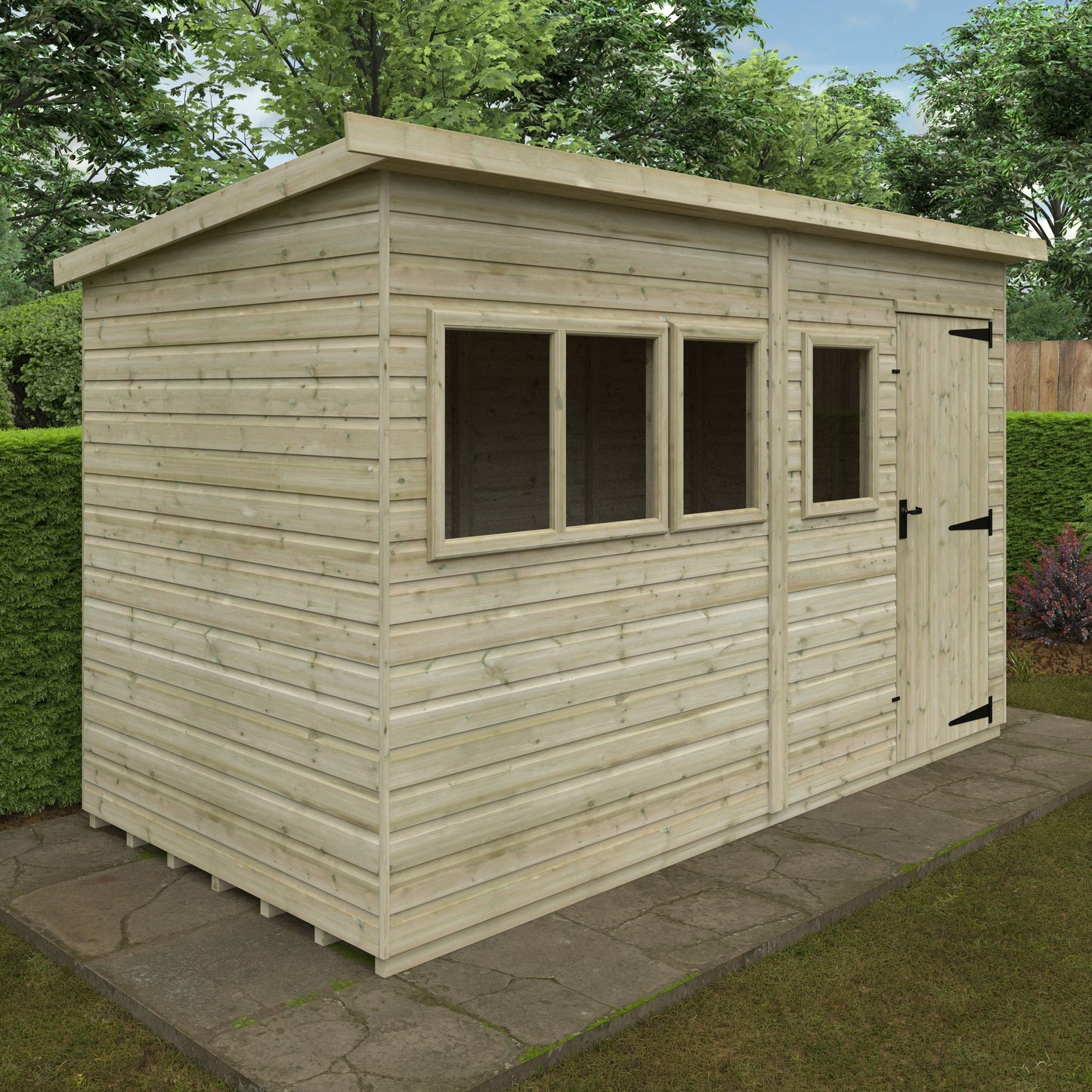 Tanalised Deluxe Shed Pent