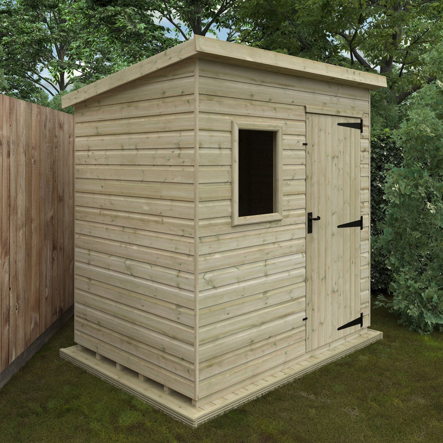 Tanalised Deluxe Shed Pent