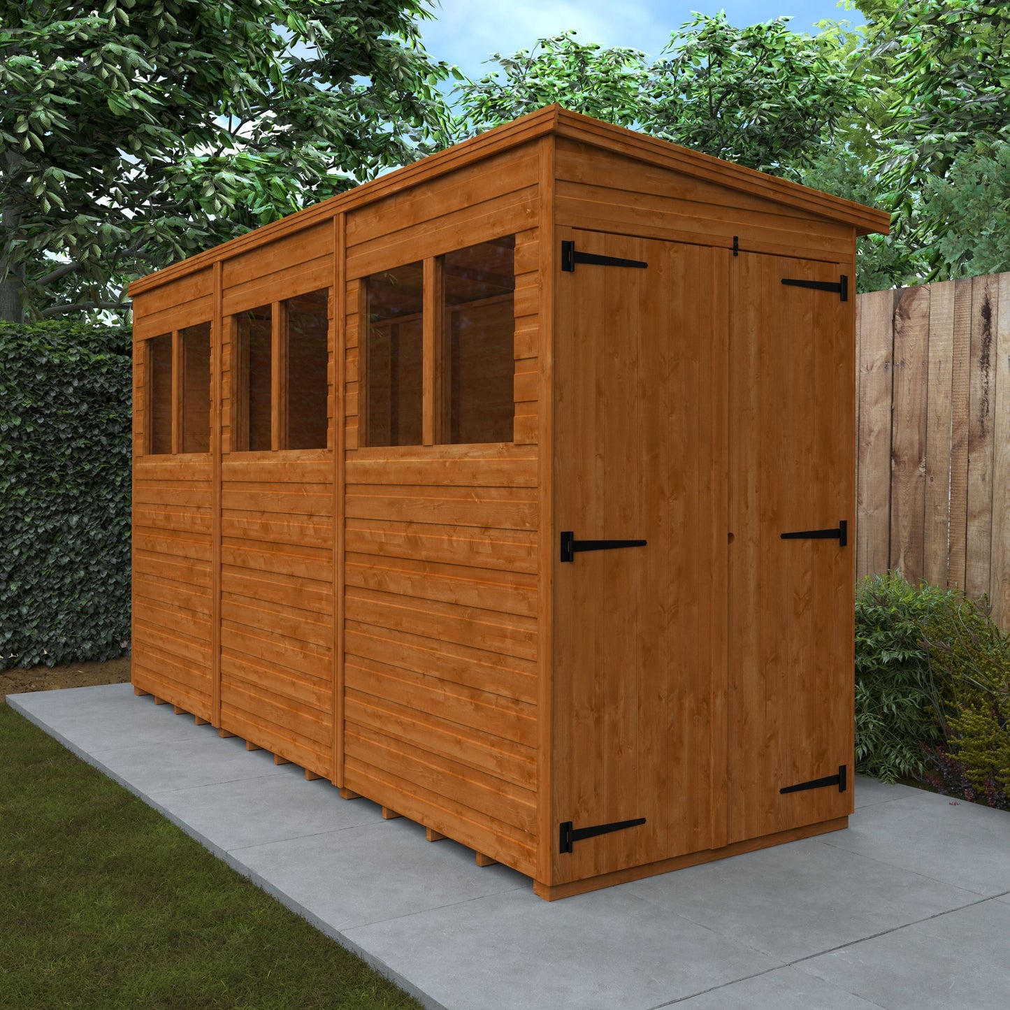 Double Door Flex Shed Pent