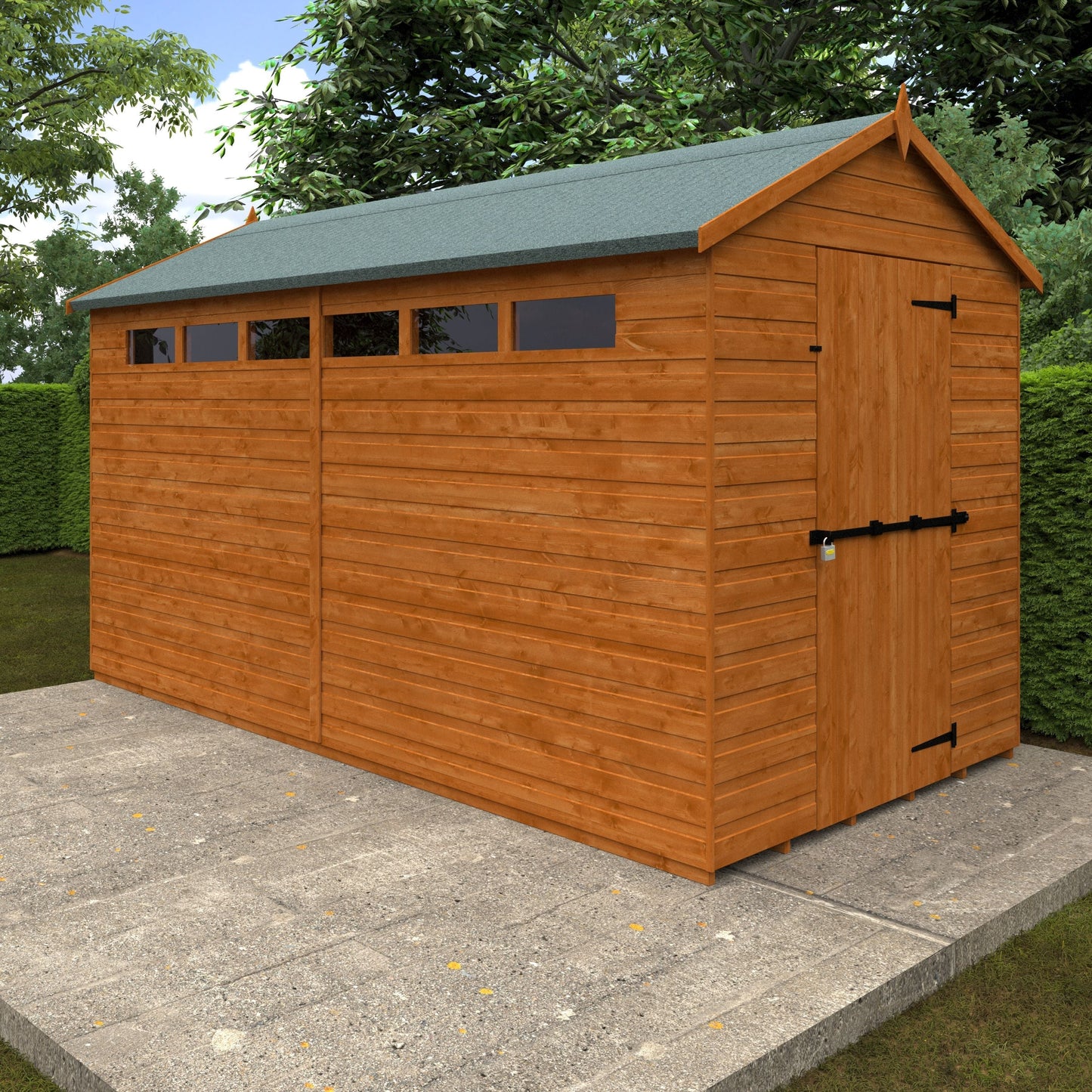 Security Apex Shed Shiplap