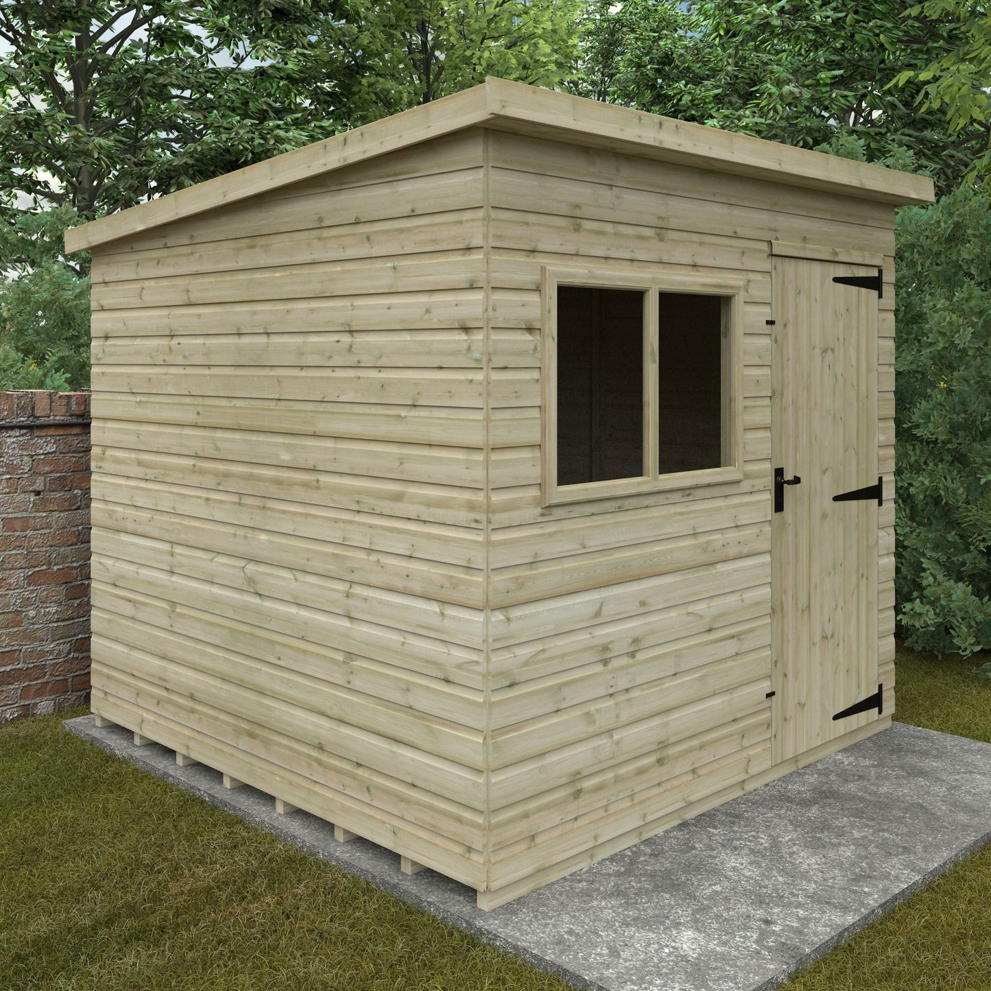 Tanalised Deluxe Shed Pent