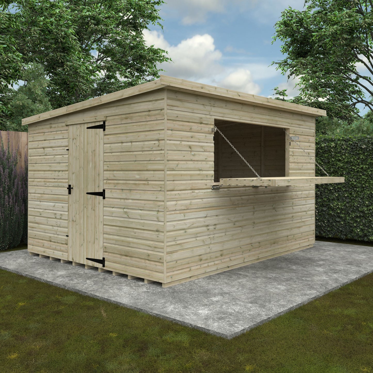 Summer Shade Bar Shed