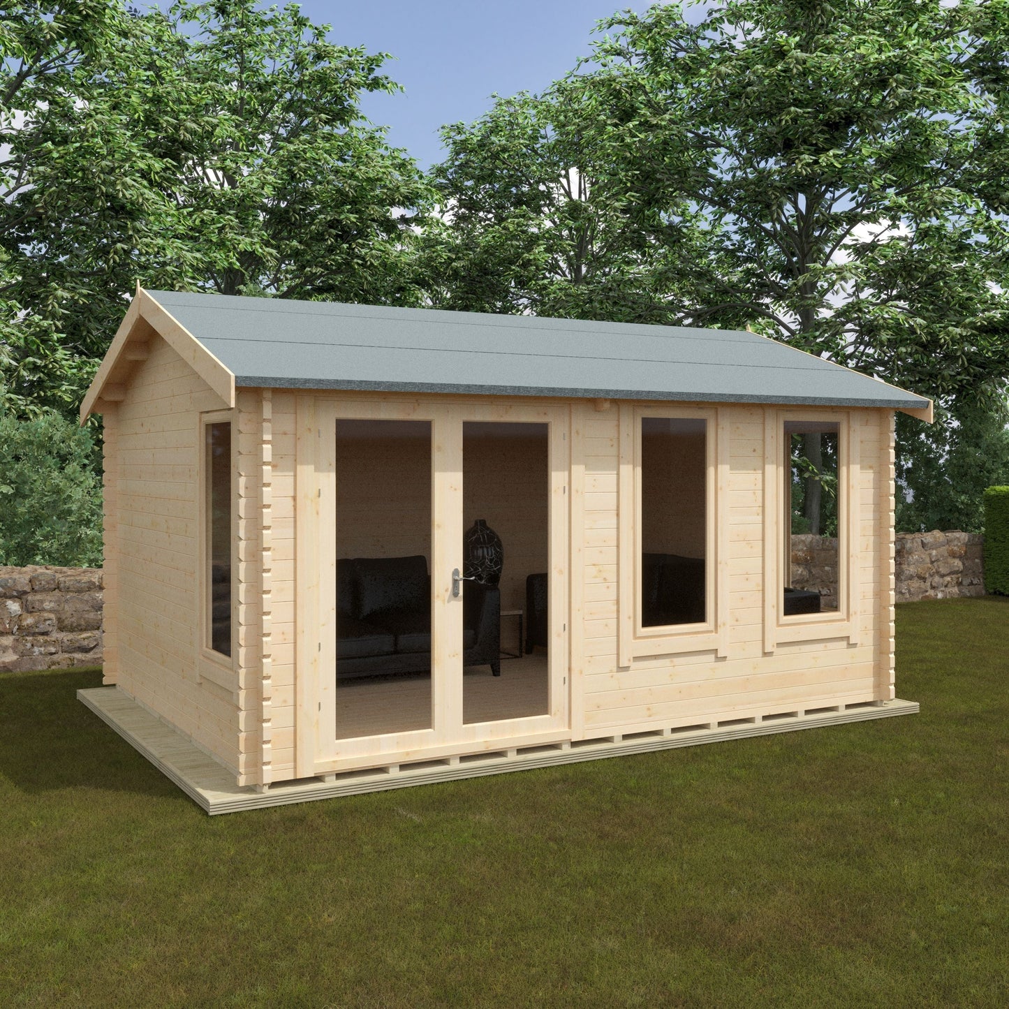 The Sherborne Log Cabin 44mm
