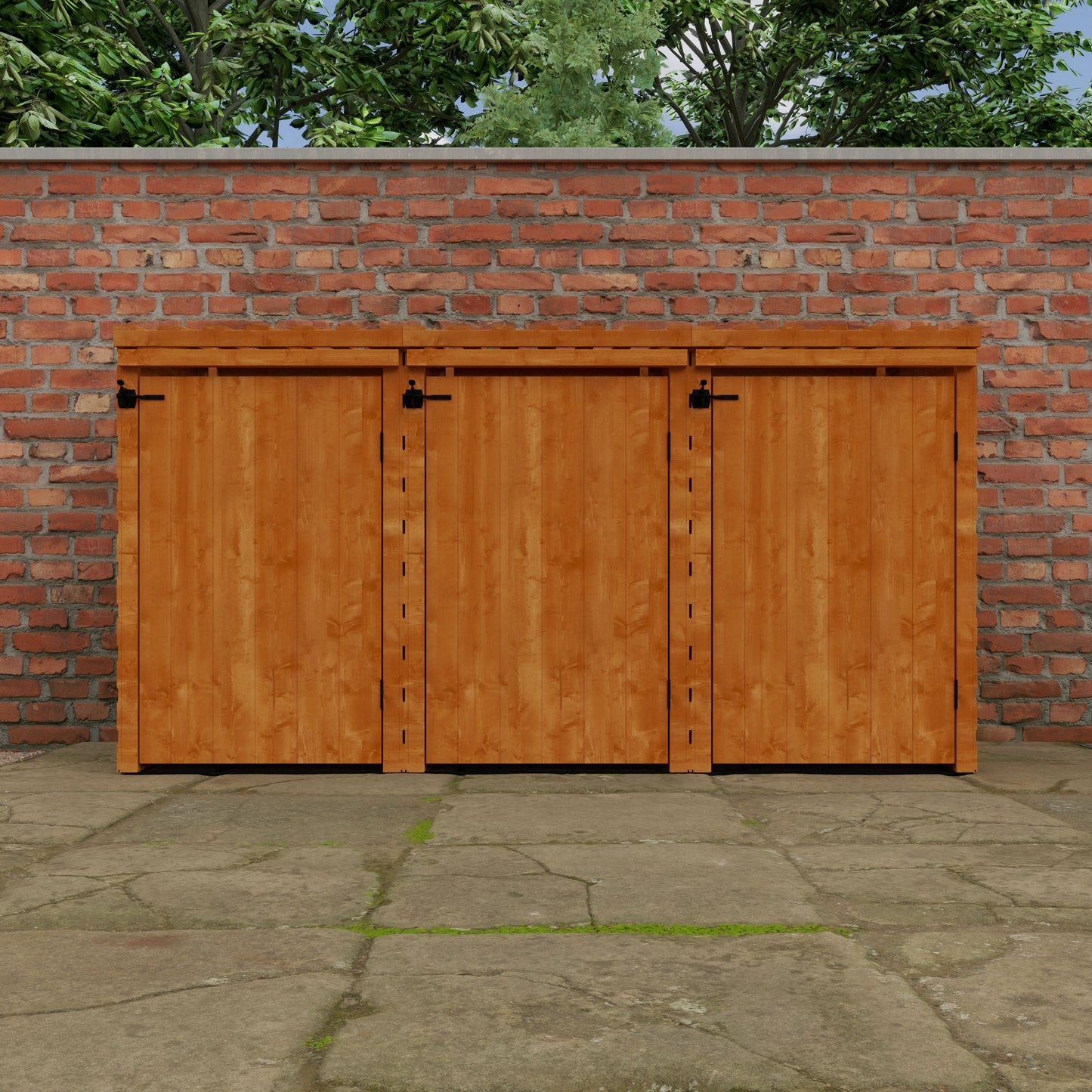 Triple Bin Store Shiplap