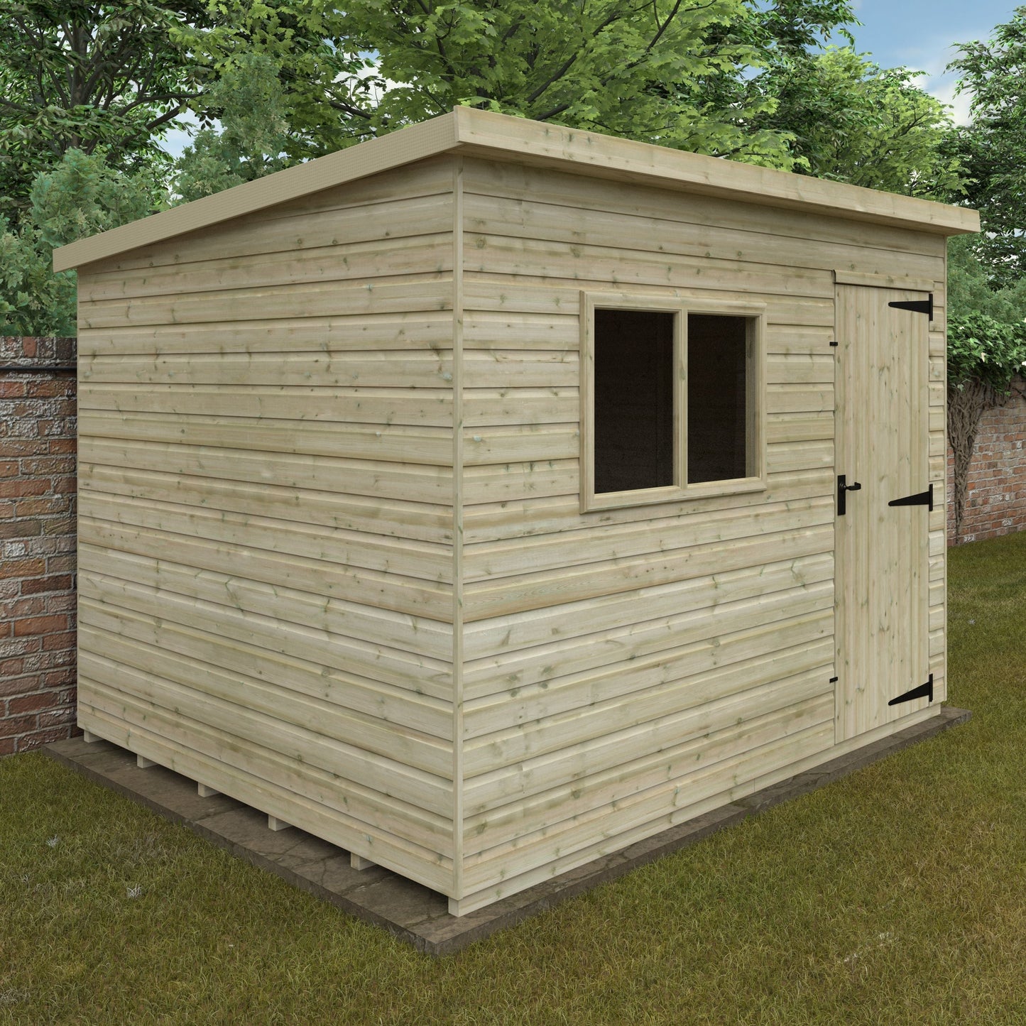 Tanalised Deluxe Shed Pent