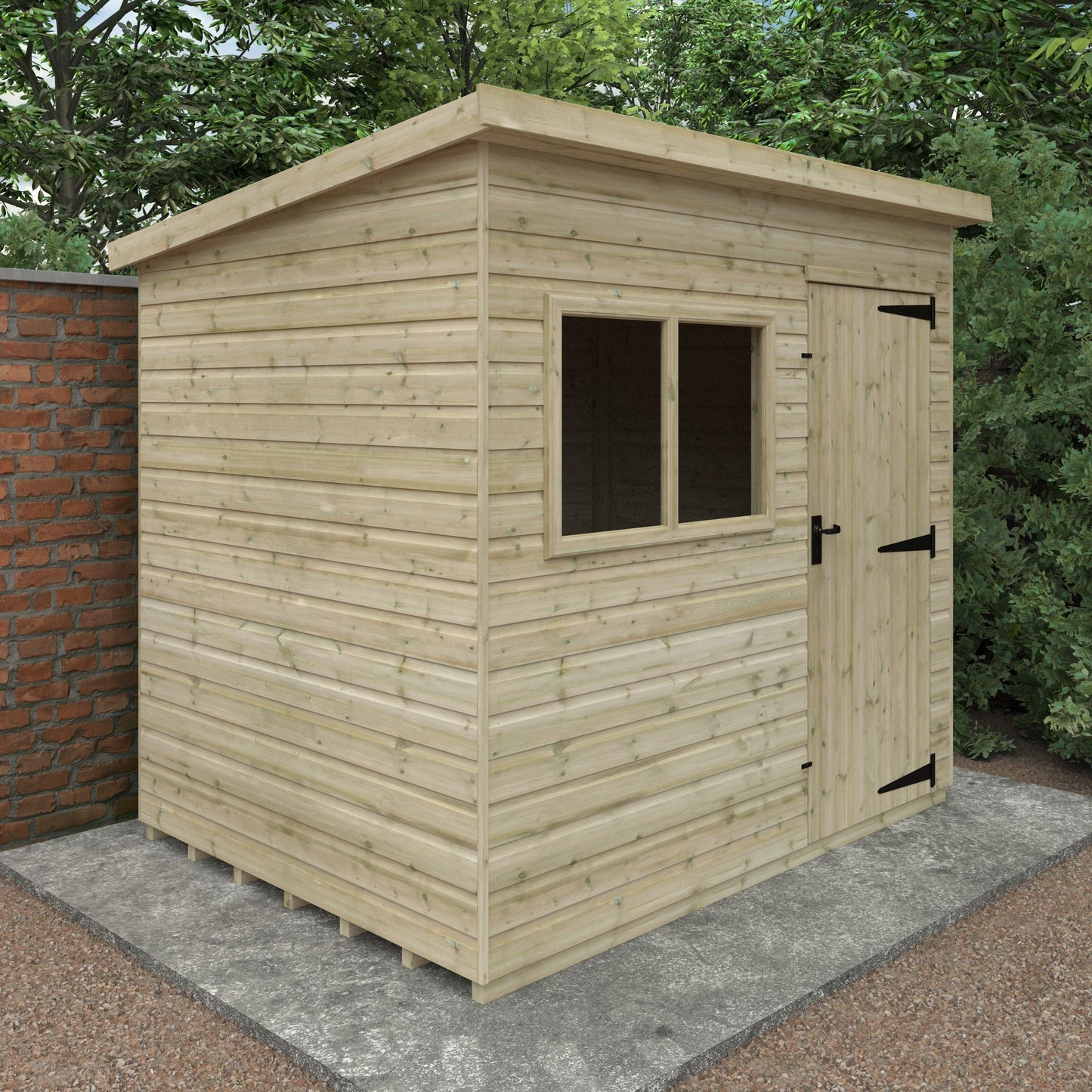 Tanalised Deluxe Shed Pent