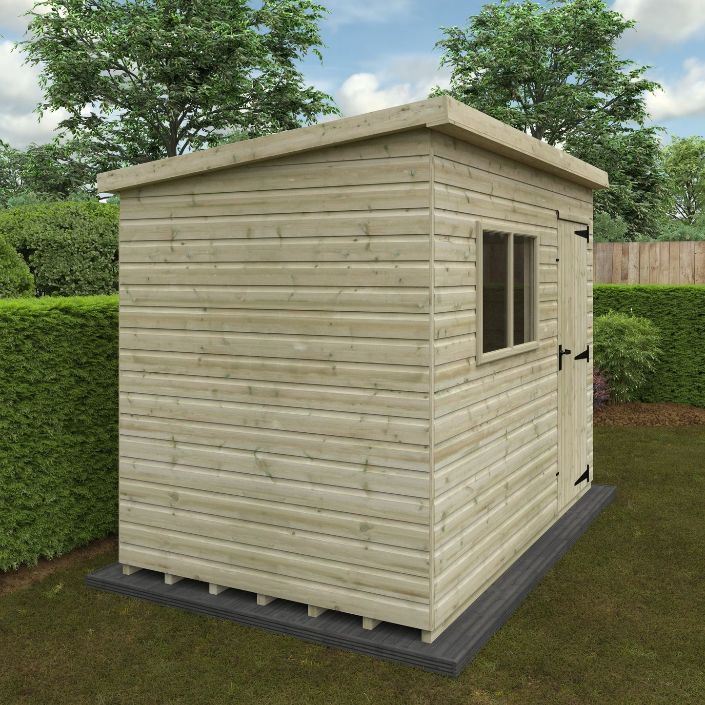 Tanalised Deluxe Shed Pent