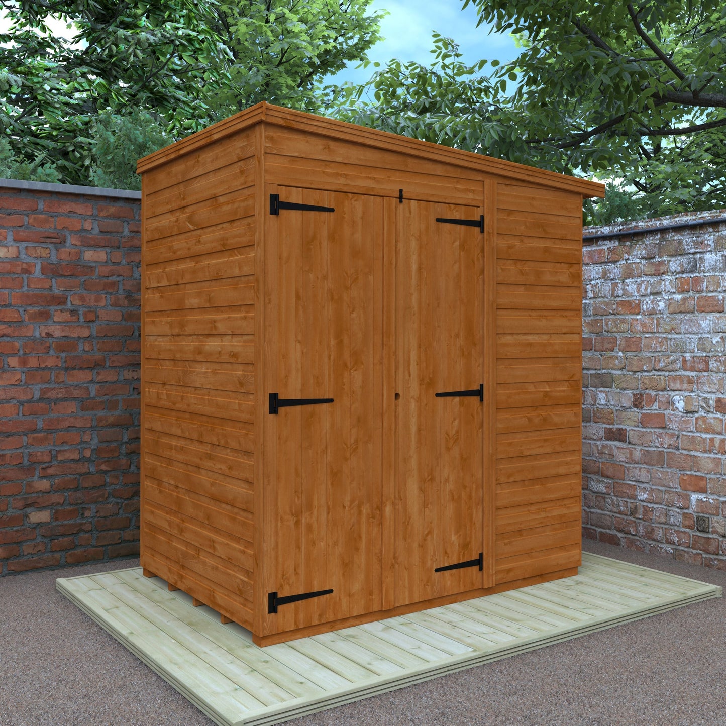 Double Door Flex Shed Pent