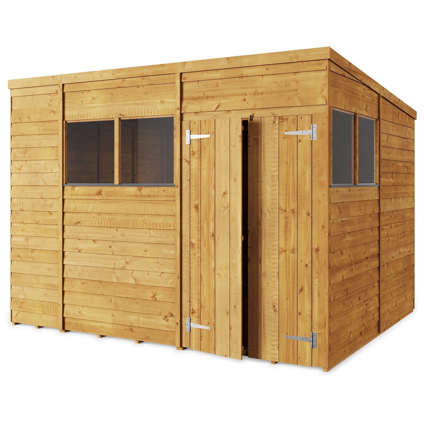 Store More Overlap Pent Shed - Choose Size