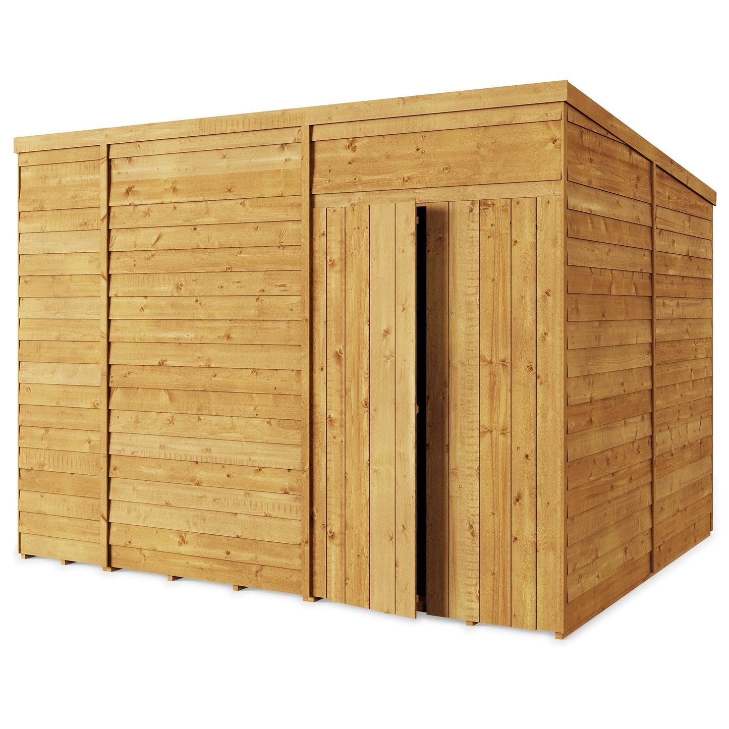 Store More Overlap Pent Shed - Choose Size