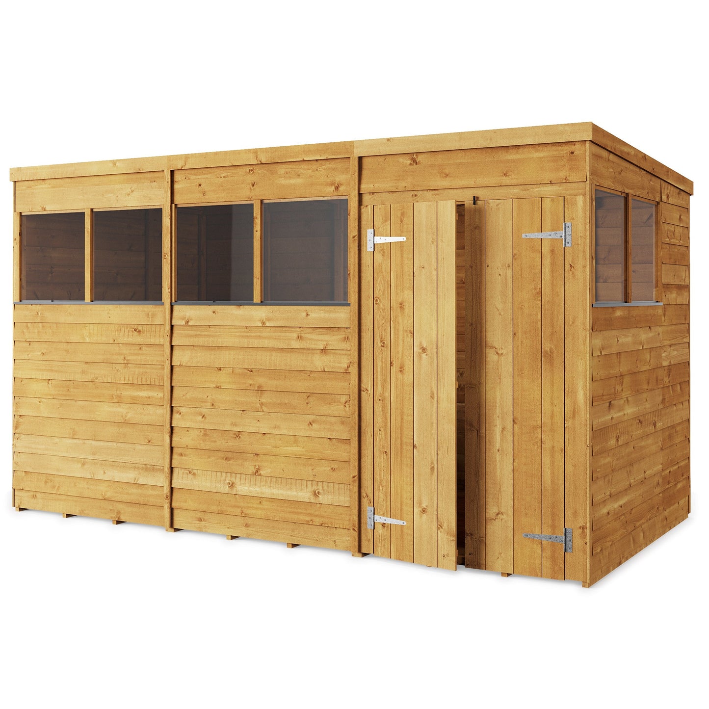 Store More Overlap Pent Shed - Choose Size