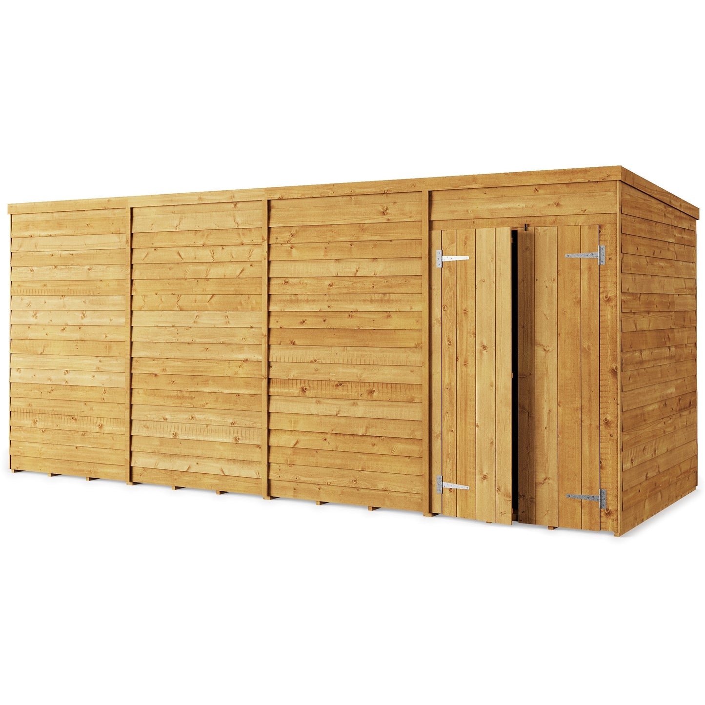 Store More Overlap Pent Shed - Choose Size