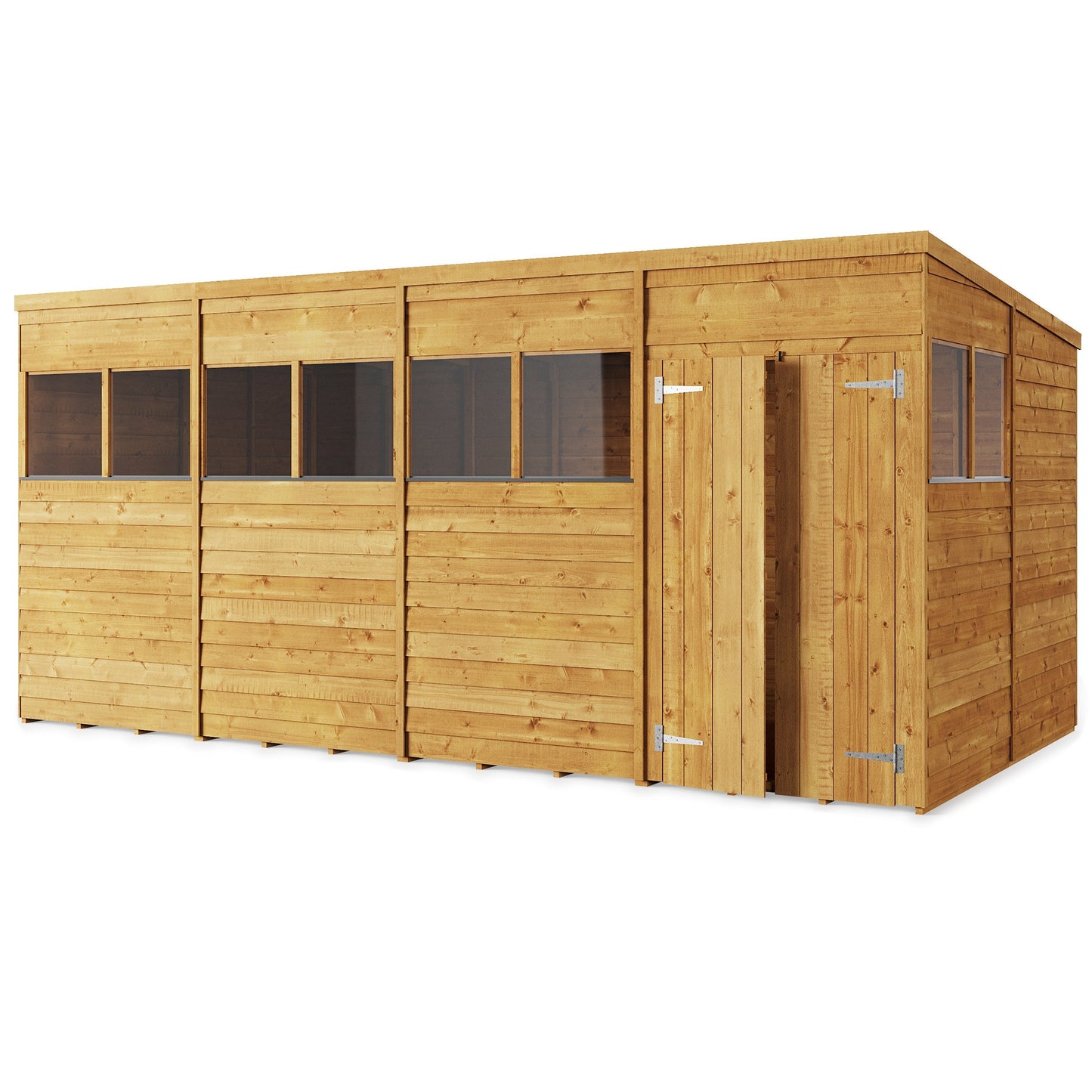 Store More Overlap Pent Shed - Choose Size