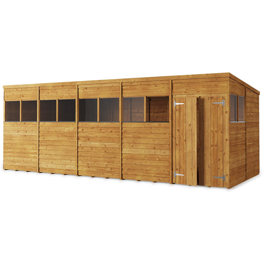 Store More Overlap Pent Shed - Choose Size