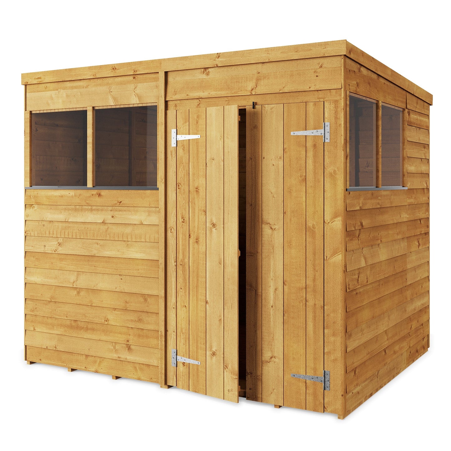 Store More Overlap Pent Shed - Choose Size
