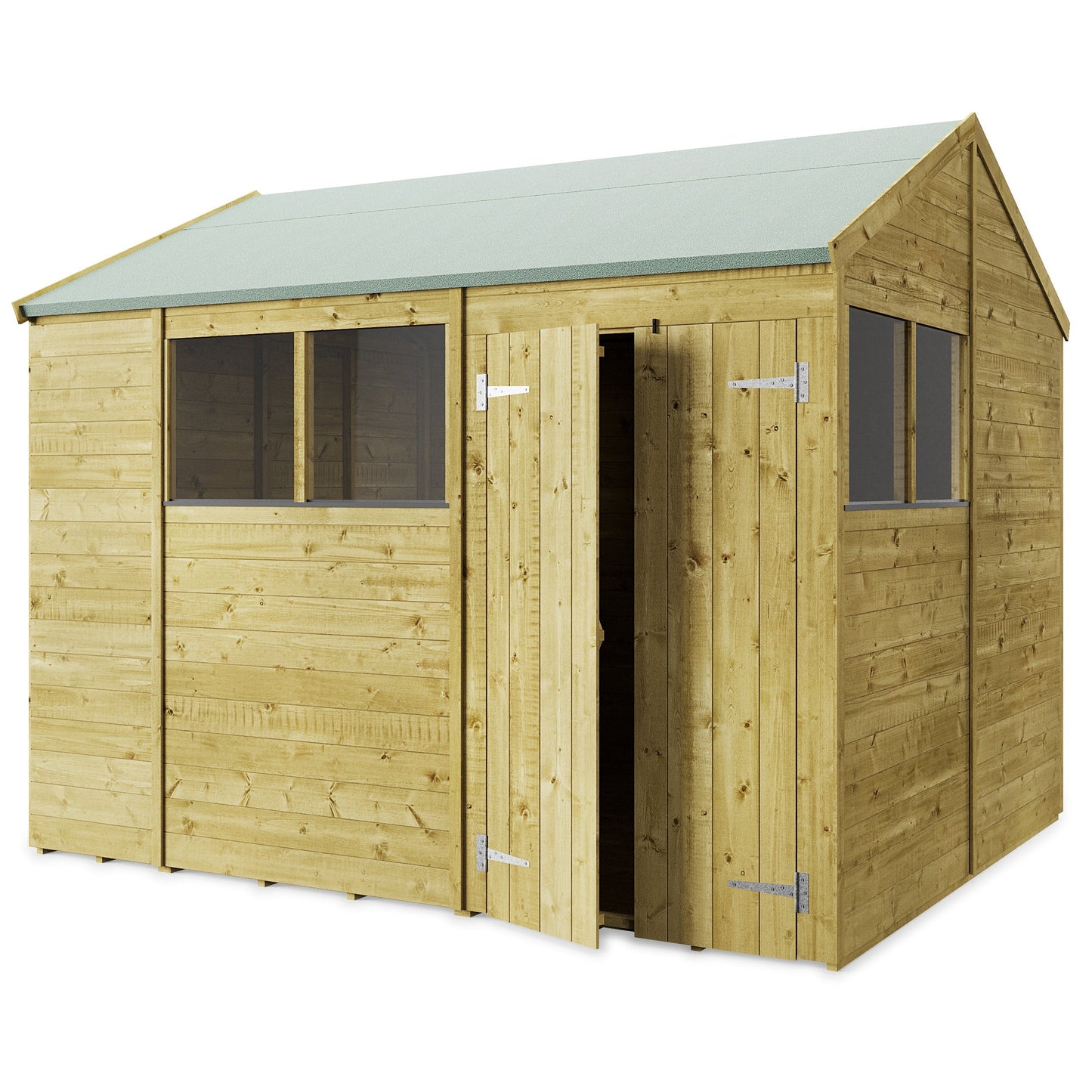 Store More Tongue and Groove Apex Shed - Choose Size