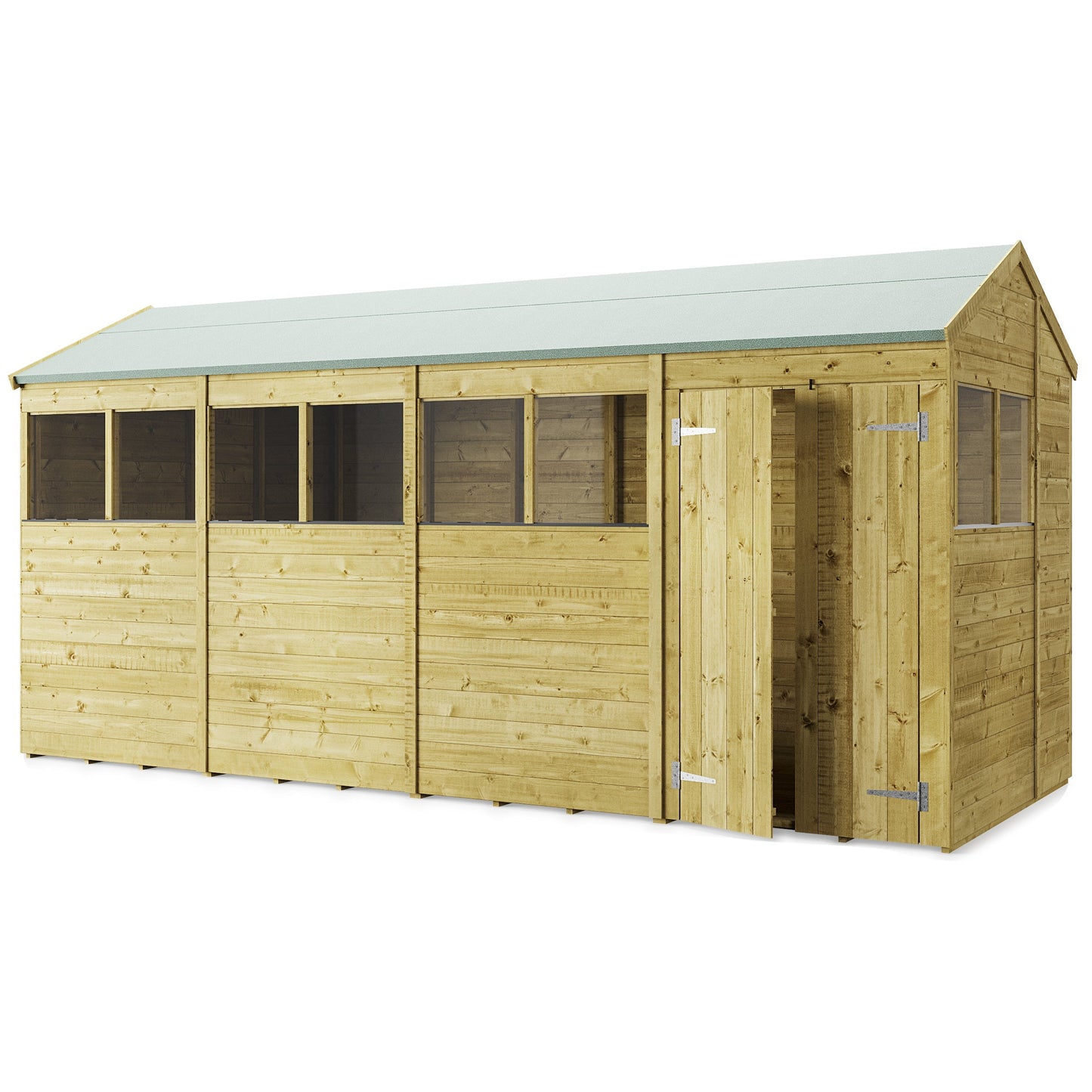 Store More Tongue and Groove Apex Shed - Choose Size