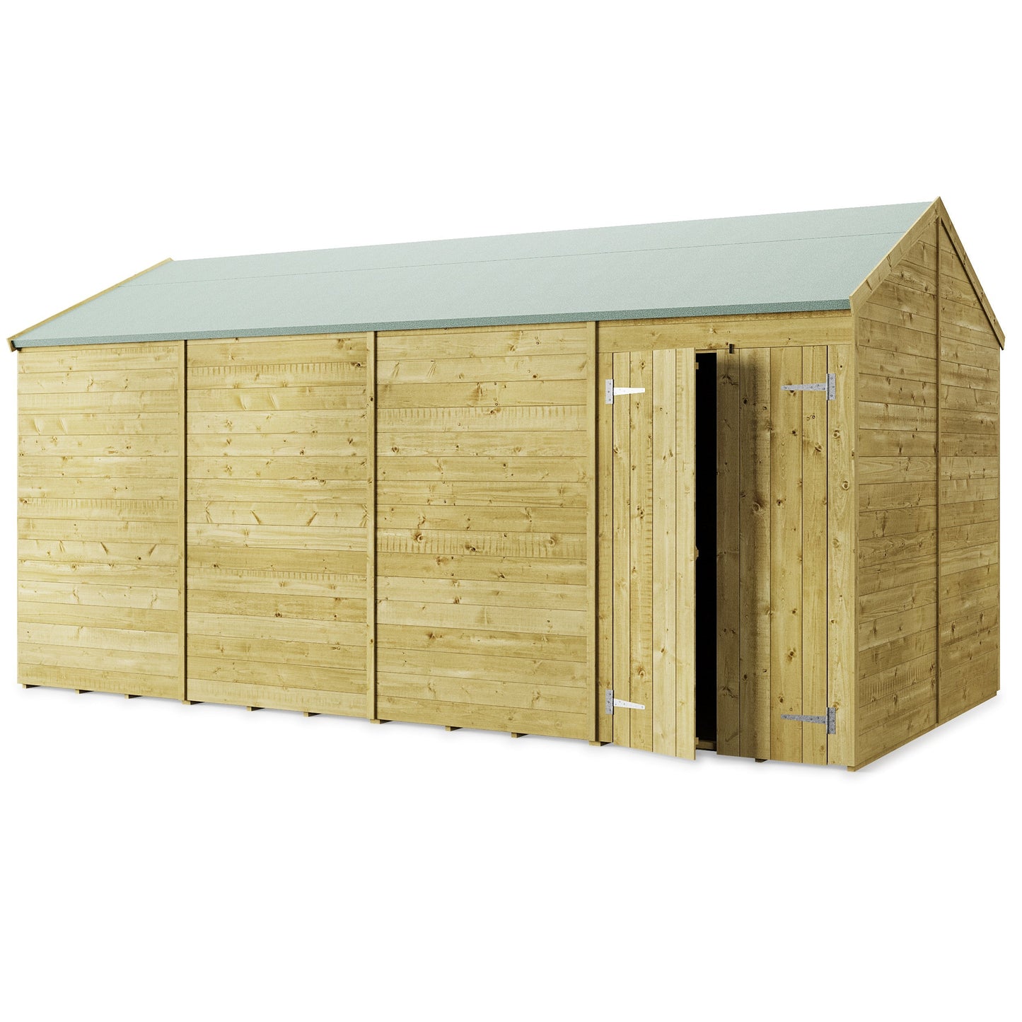 Store More Tongue and Groove Apex Shed - Choose Size