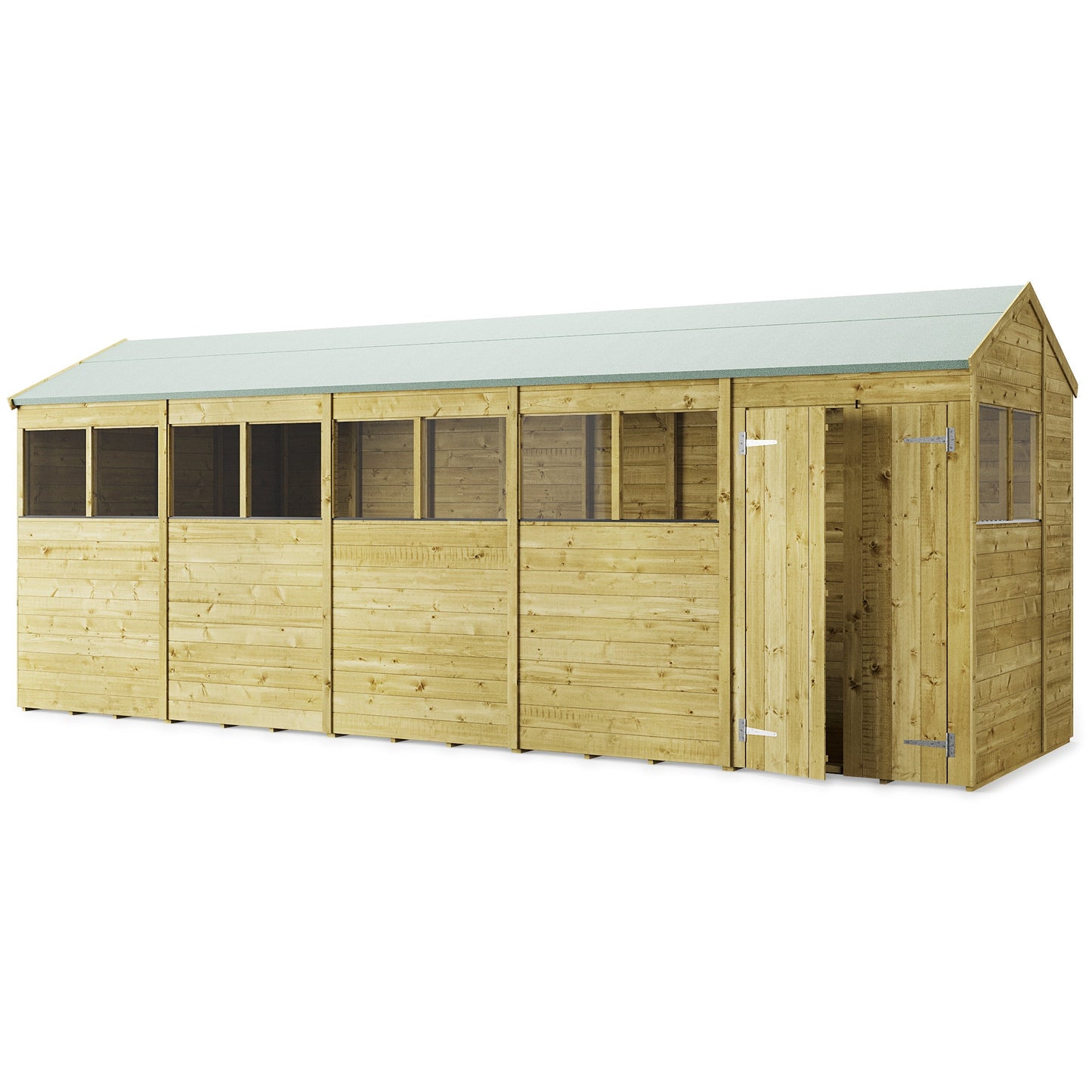 Store More Tongue and Groove Apex Shed - Choose Size