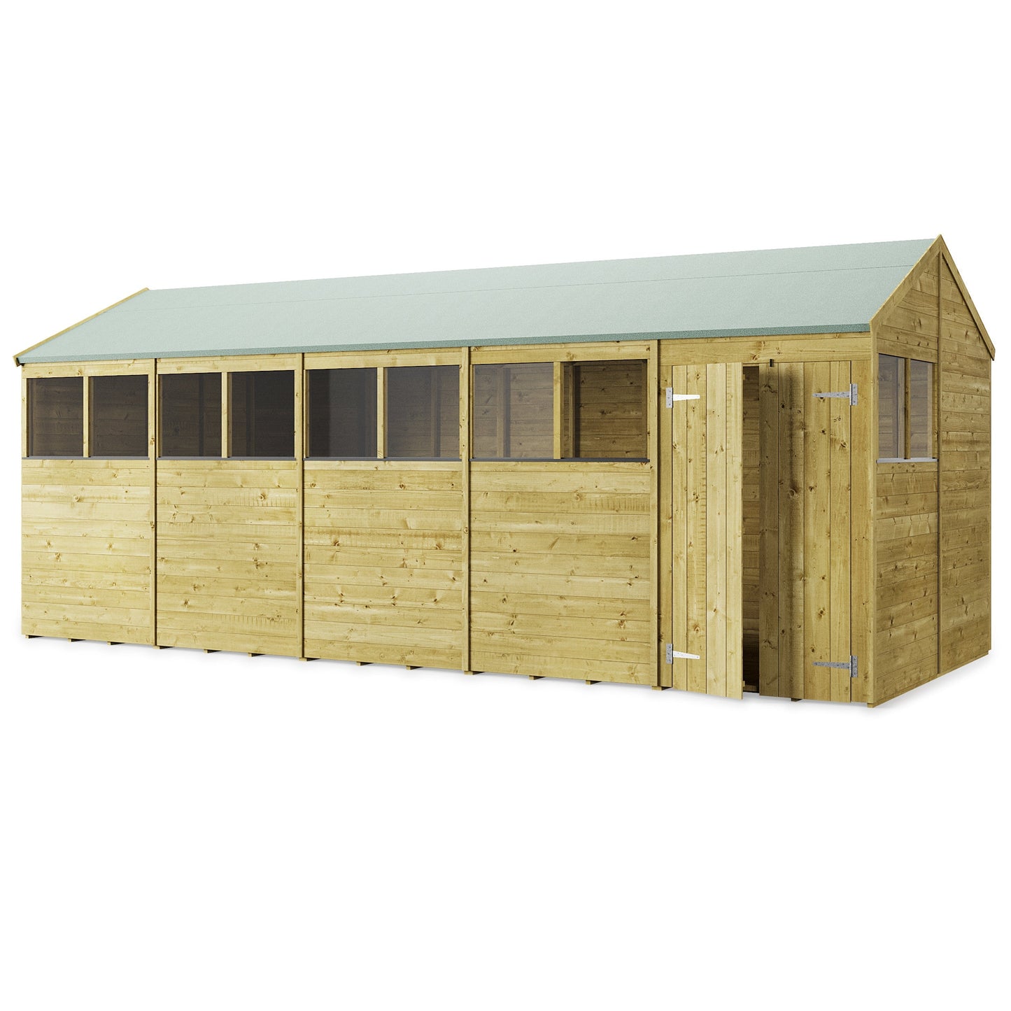 Store More Tongue and Groove Apex Shed - Choose Size
