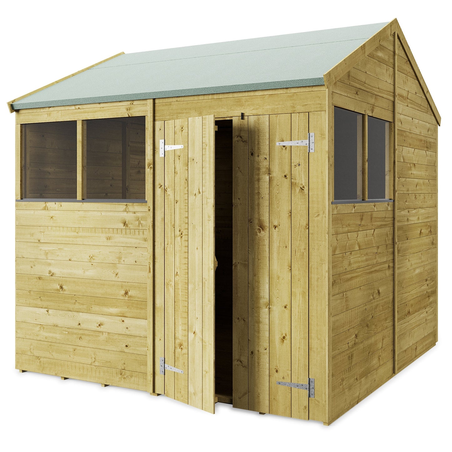 Store More Tongue and Groove Apex Shed - Choose Size