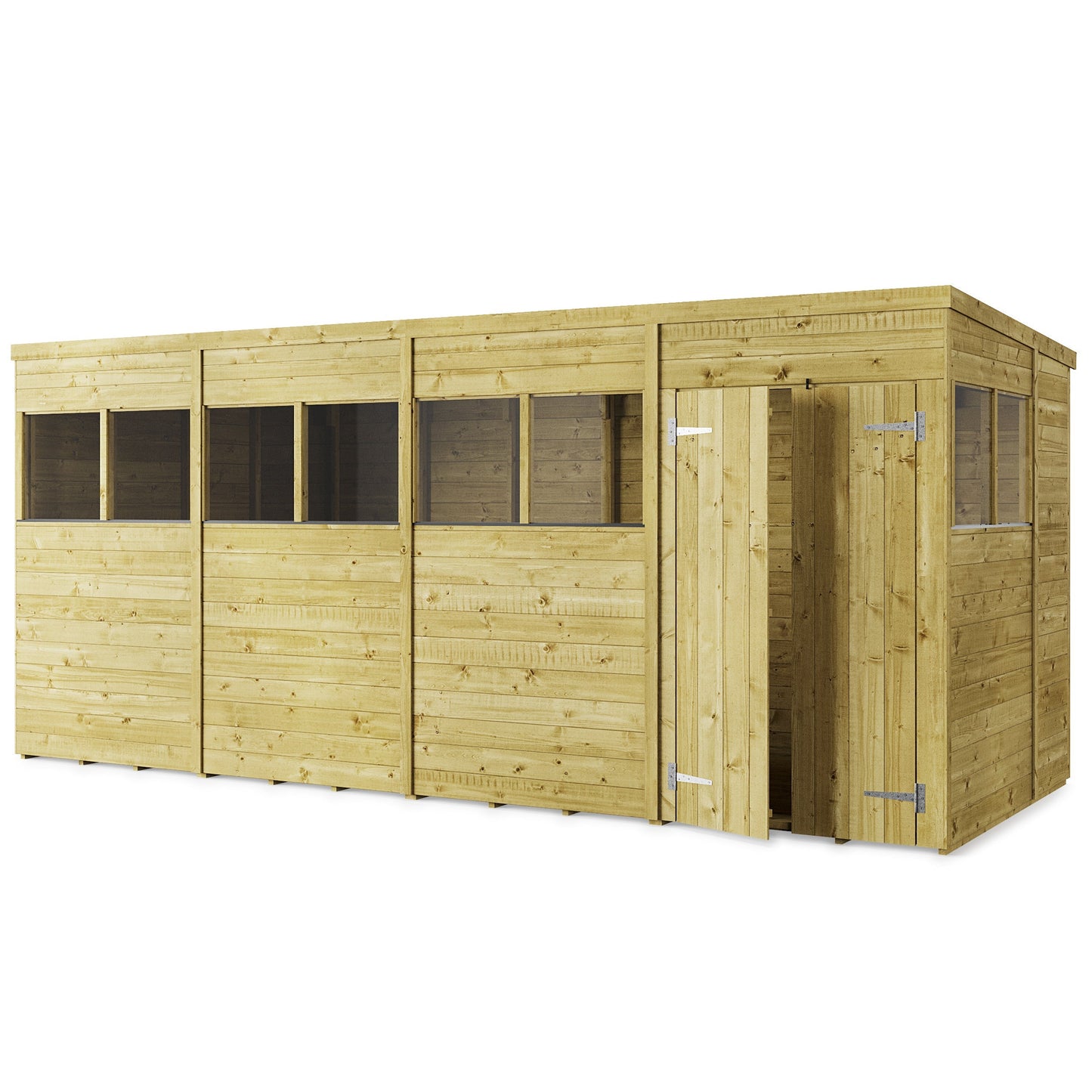 Store More Tongue and Groove Pent Shed - Choose Size