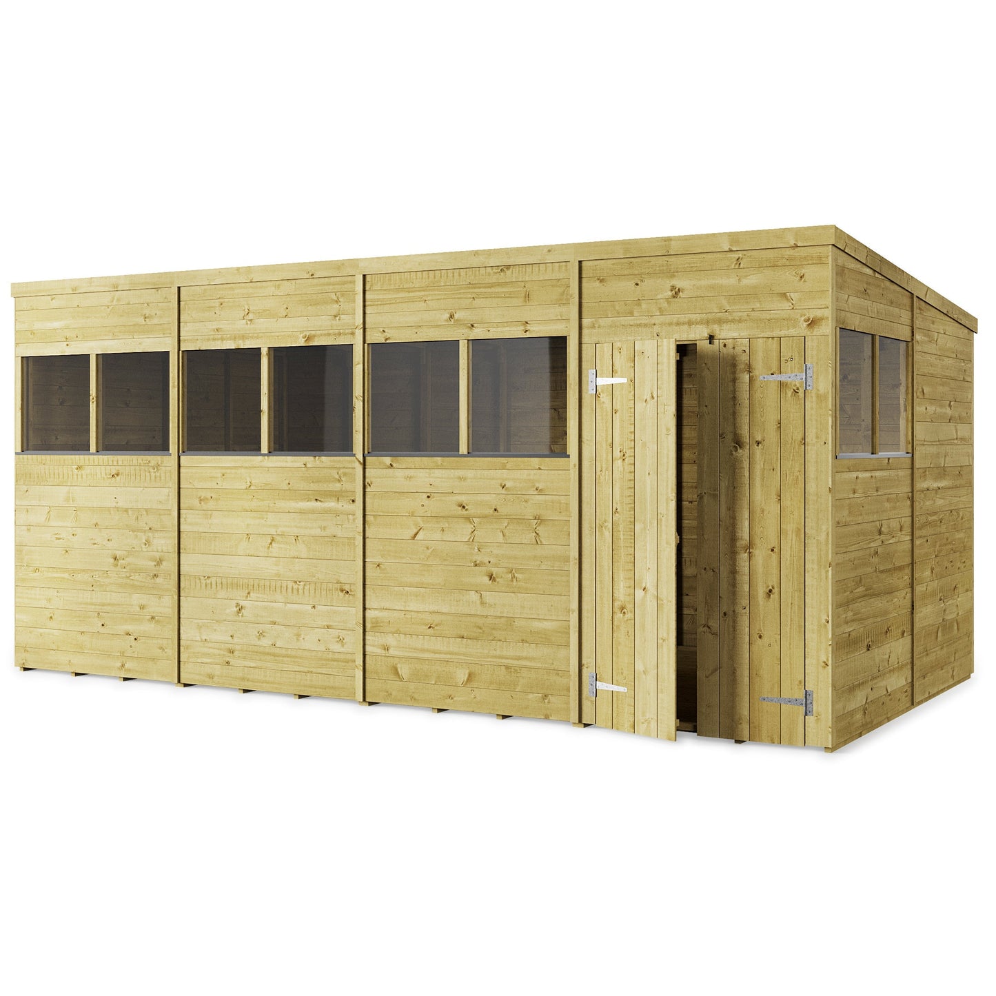 Store More Tongue and Groove Pent Shed - Choose Size