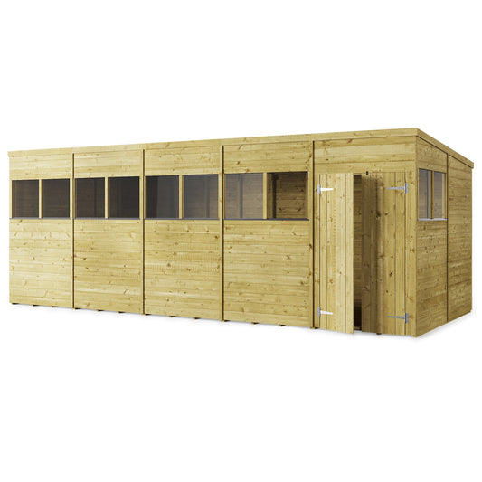 Store More Tongue and Groove Pent Shed - Choose Size