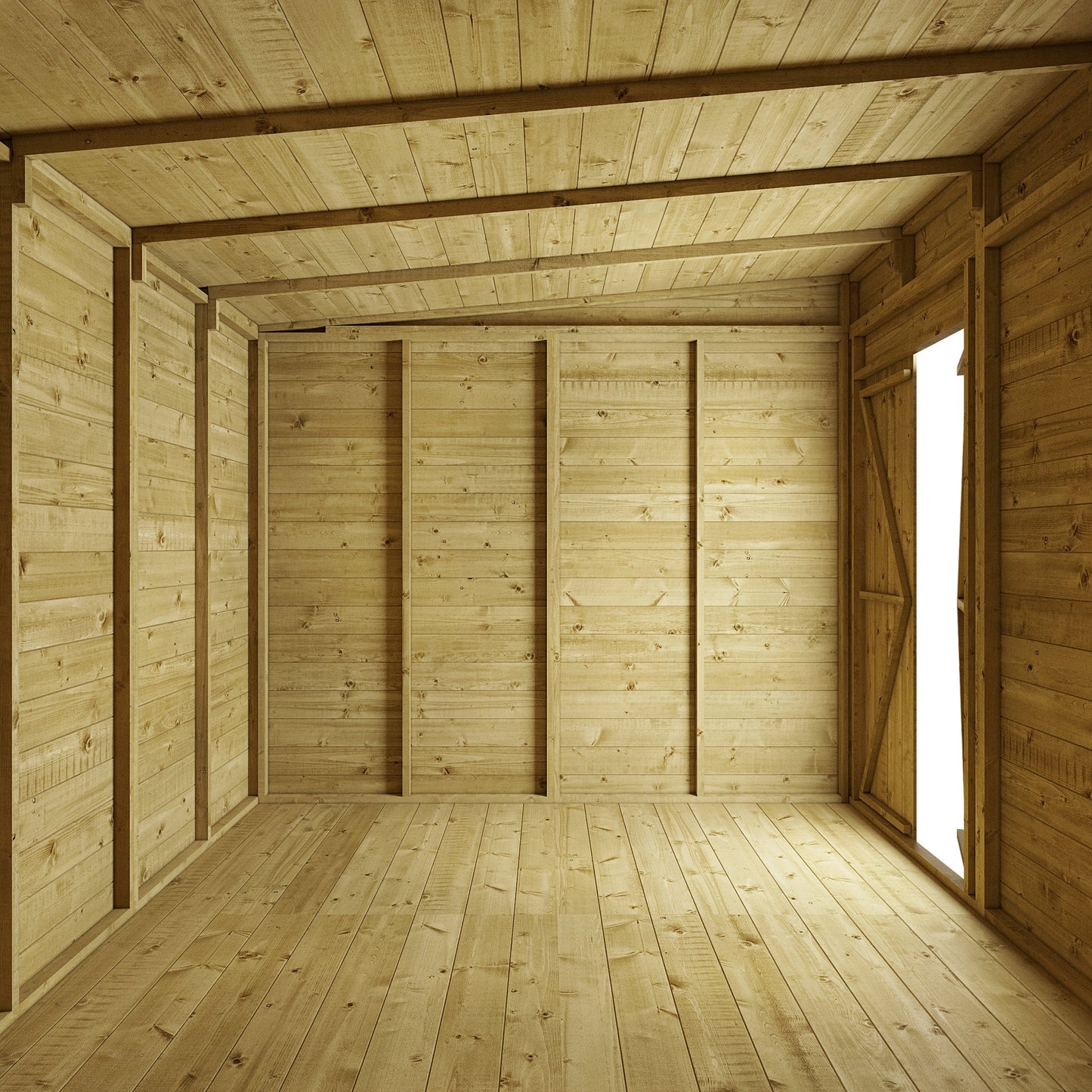 Store More Tongue and Groove Pent Shed - Choose Size