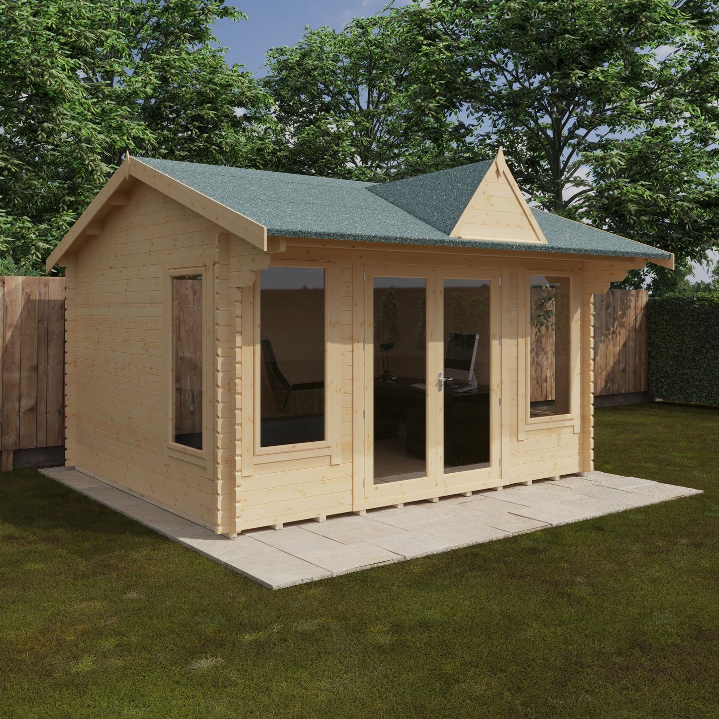 The Leyton Log Cabin 44mm