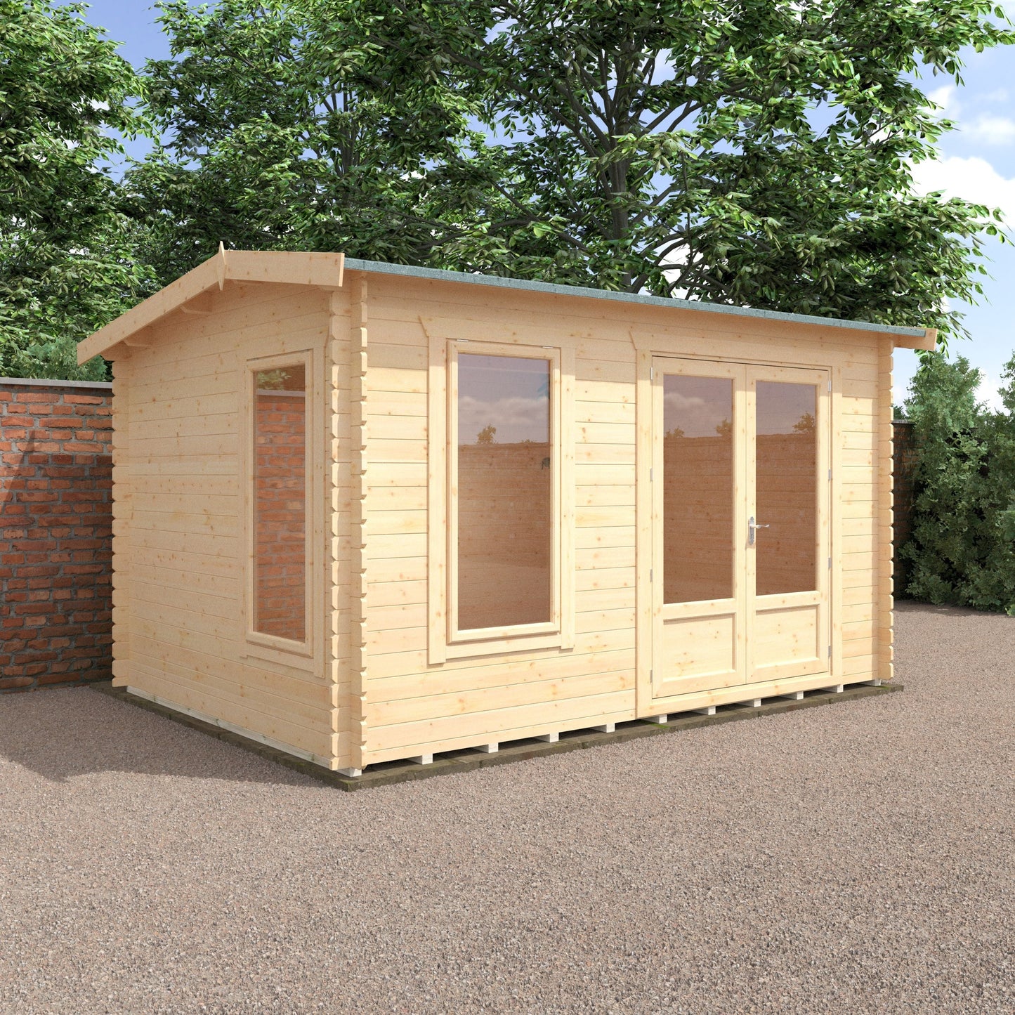 The Longleat Log Cabin 28mm