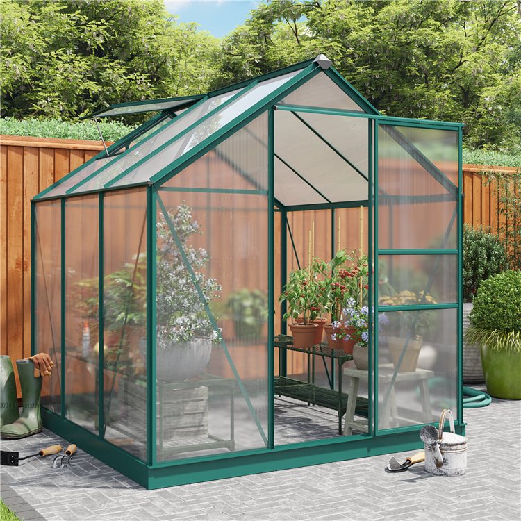 Rosette Polycarbonate Greenhouse - Choose Size